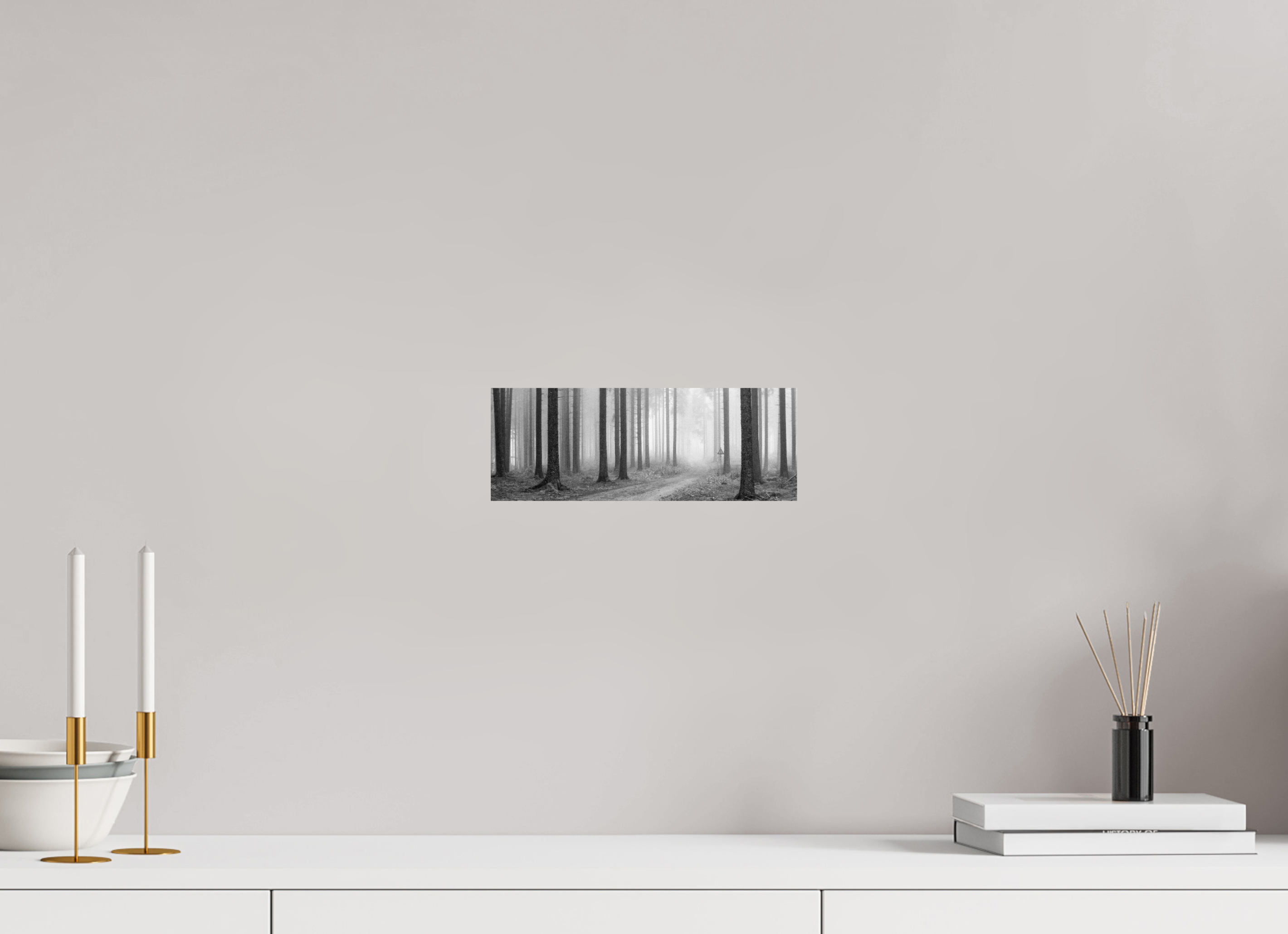 27,1 x 10 cm, Unframed Danger ahead (2004) - ArtBox by WhiteWall / unframed