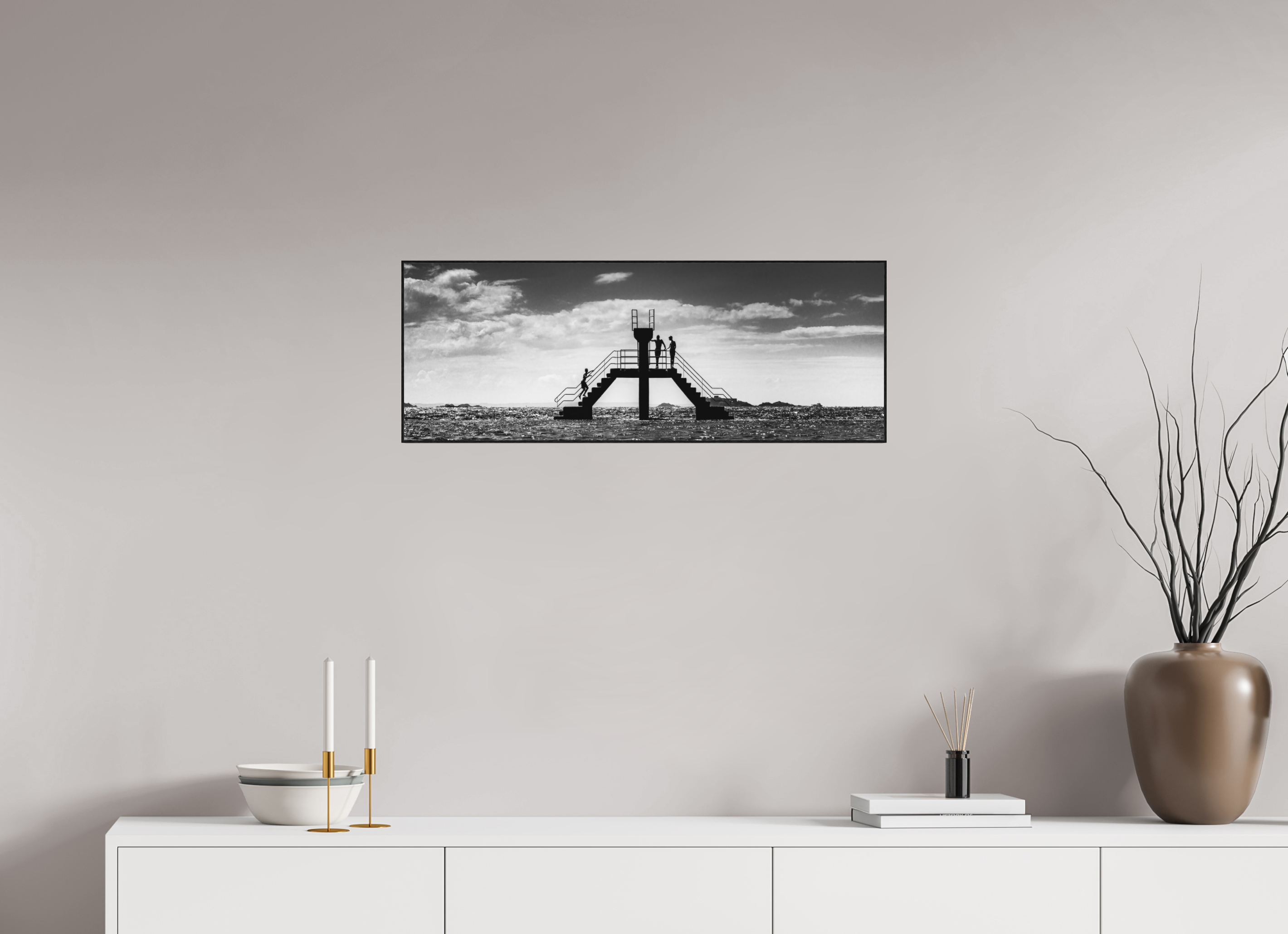 81,2 x 30 cm, ArtBox Ilford Acryl Should I stay or should I go No 6 (2022) - ArtBox by White Wall