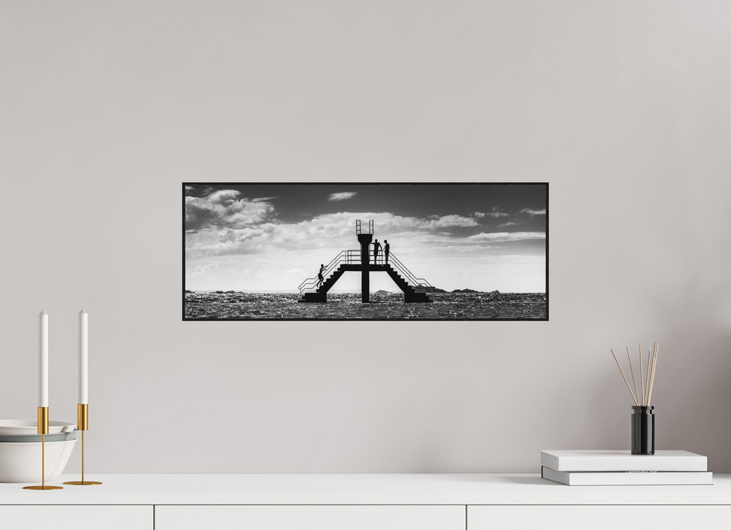 54,2 x 20 cm, ArtBox Ilford Acryl Should I stay or should I go No 6 (2022) - ArtBox by White Wall