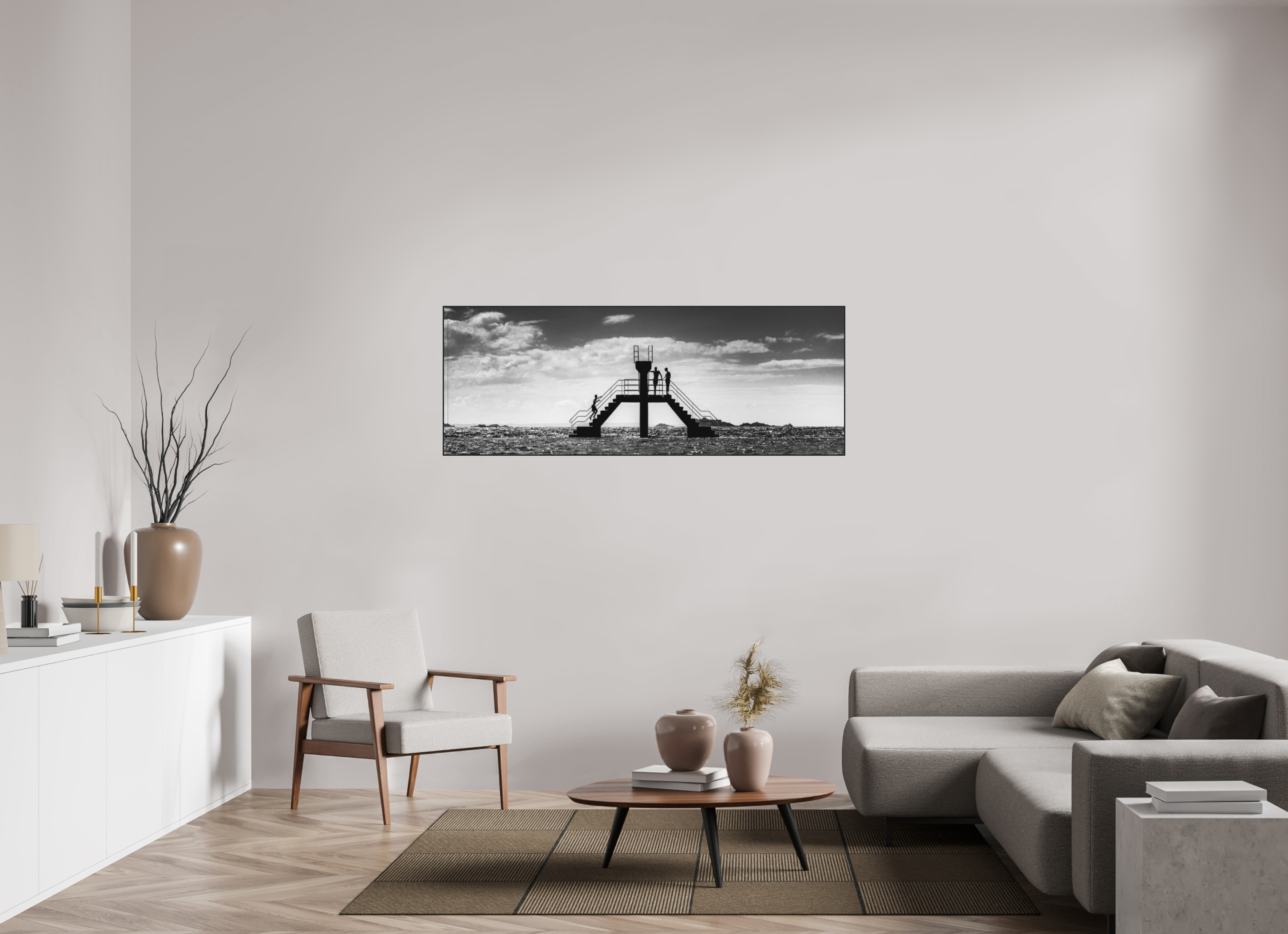 162,5 x 60 cm, ArtBox Ilford Acryl Should I stay or should I go No 6 (2022) - ArtBox by White Wall
